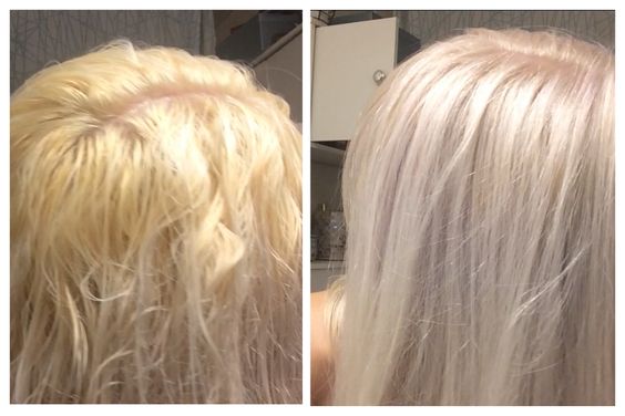 brassy hair before and after