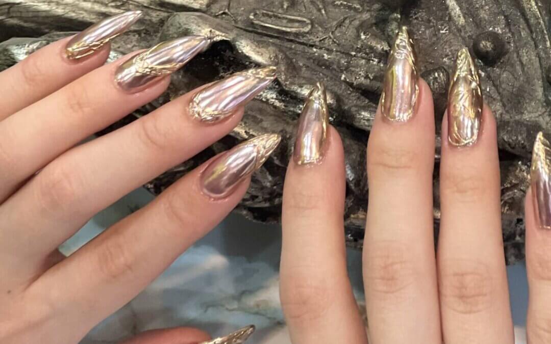 Add Glamour To Your Nail Designs